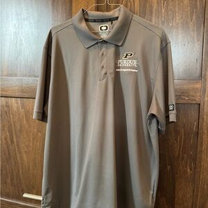 OGIO Purdue University Men's Polo Shirt - Dark Gray NWT